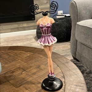 Elegant Purple Jewelry Holder